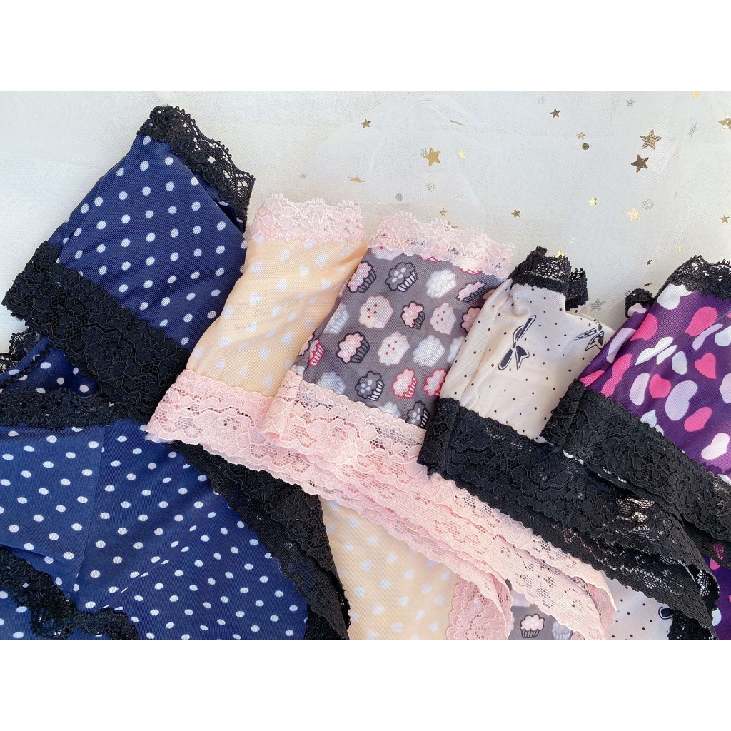 ♥️[Q11.HCM]♥️ QUẦN CHÍP SU THUN LẠNH PHỐI REN LƯNG THẤP CÔ CHỦ NHỎ CHUYÊN SỈ