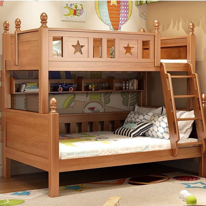 GIƯỜNG TẦNG ĐẸP (GỖ SỒI NHẬP KHẨU) MÃ GTKH 7907 NỘI THẤT TUÂN PHƯƠNG
