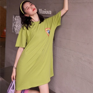 Đầm Suông Tay Ngắn Bigsize In Hình Trái Tim Trapboys Trapgirls Chất Cotton Mềm Mát Mịn Phong Cách Trẻ Trung  TTDS0305