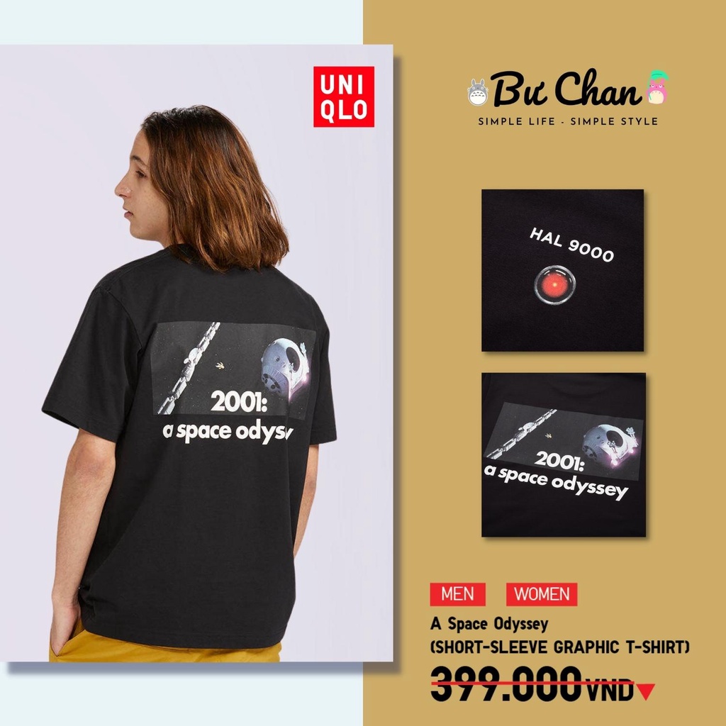 Áo thun UT Nam/Nữ A Space Odyssey ❤️ (UNIQLO Nhật Chính Hãng)