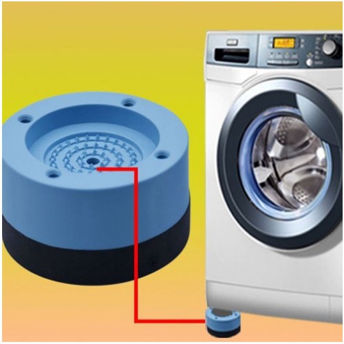 Sét 4 đế máy giặt,tủ lạnh chống rung silicol (Hộp Xanh)