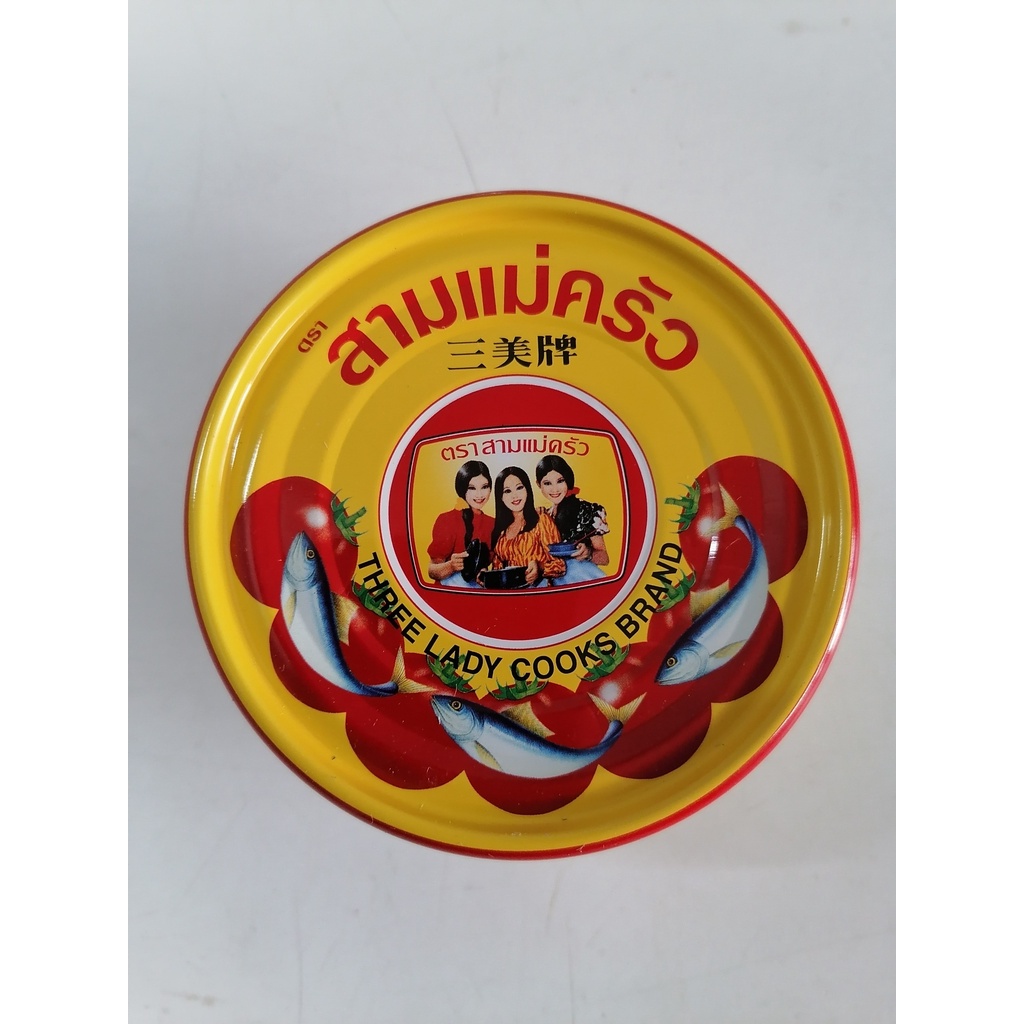 [190g (hộp tròn)] CÁ NỤC XỐT CÀ 3 Cô Gái [VN] THREE LADY COOKS Mackerel In Tomato Sauce (halal)