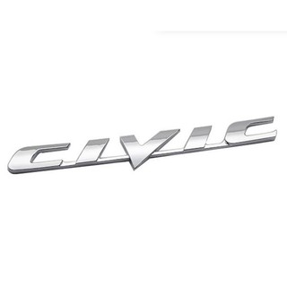 Logo Chữ Nổi " CIVIC" trang trí xế yêu