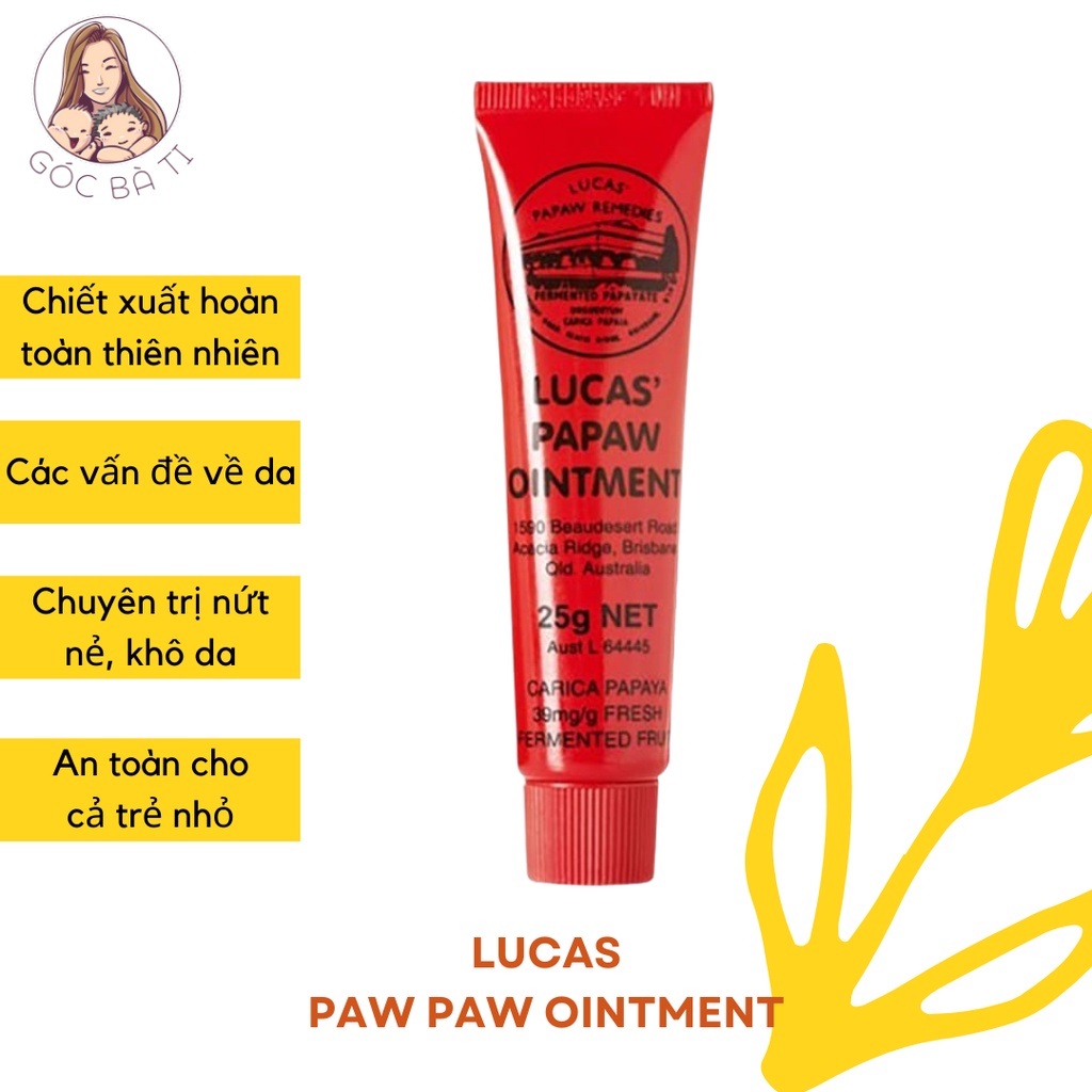 KEM ĐA NĂNG LUCAS PAW PAW ÚC