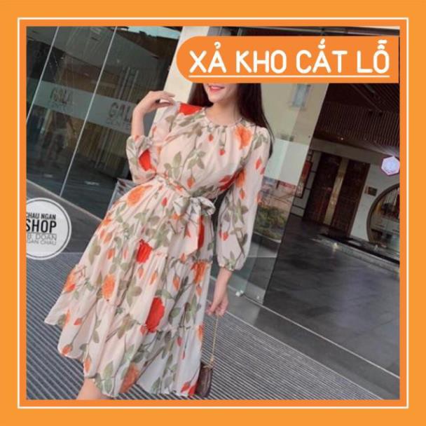 Váy Hoa Dây Eo Hàng QC [ Tuyển Sỉ ]