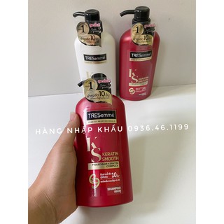 (Mẫu mới)dầu gội đầu Tresemme đỏ 380ml  Thái Lan
