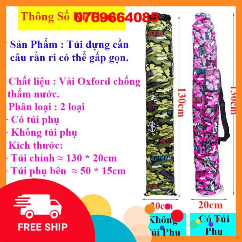 Túi Đựng Cần Rằn Ri Tiện Ích Có Thể Gấp Gọn -Đ𝗢̂̀𝗖𝗔̂𝗨𝟮𝟱𝟳
