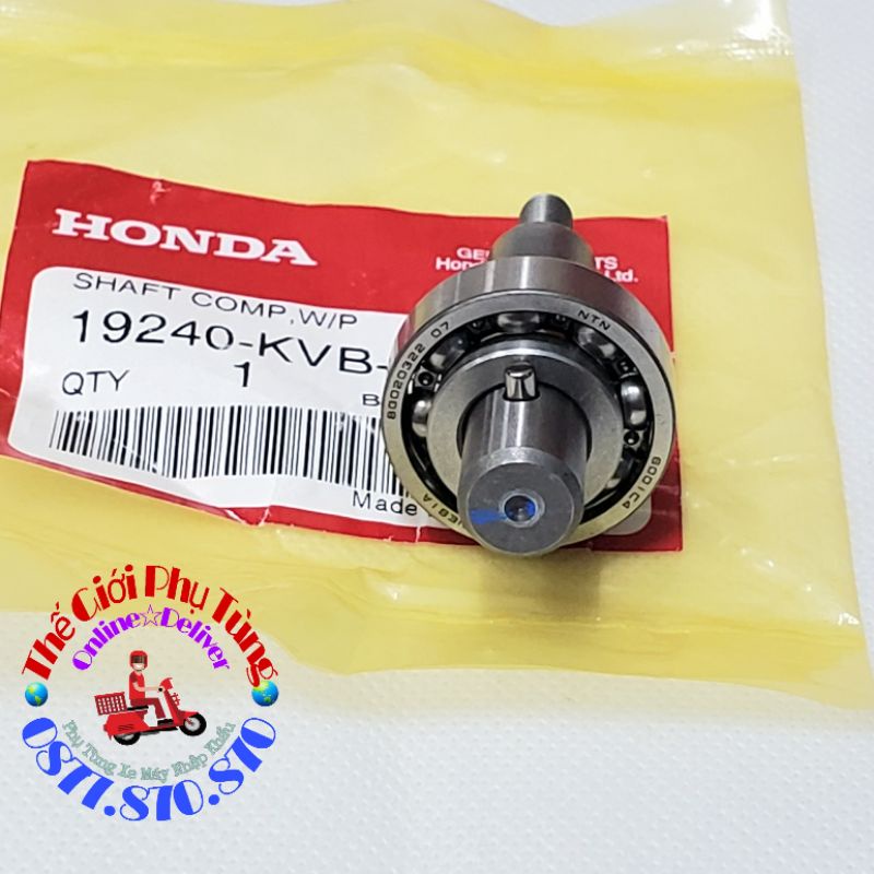 Trục cốt bơm nước AB 110, Lead 110, Click 110 - 19240-KVB-S50