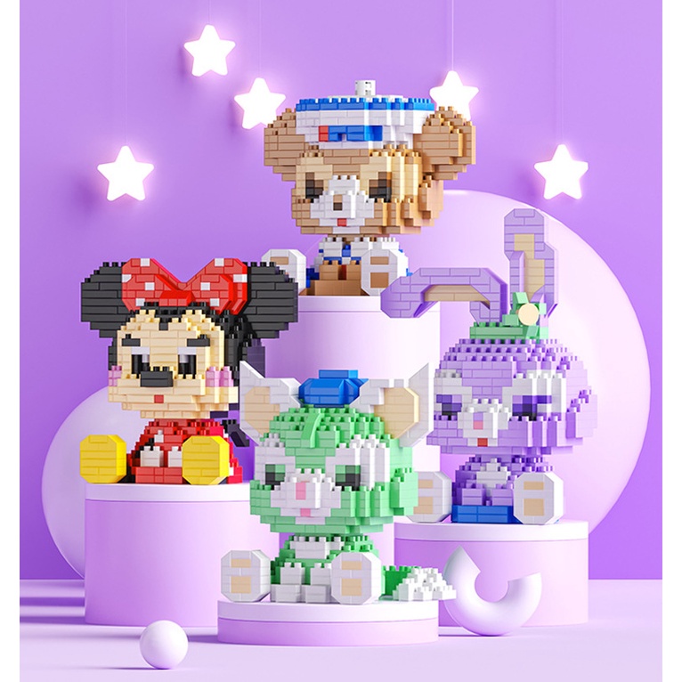 Mô hình lắp ráp nhân vật hoạt hình đáng yêu cho bé - Lego nhân vật hoạt hình 3D