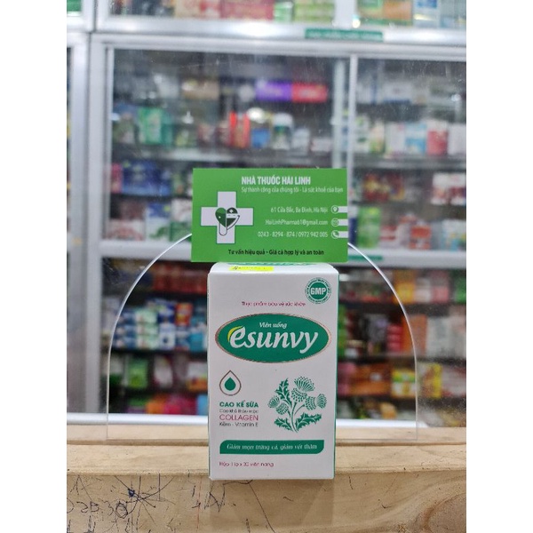 [CHÍNH HÃNG] Viên uống ngừa mụn Esunvy - sạch mụn, mát gan từ Thảo dược, giảm mụn trứng cá