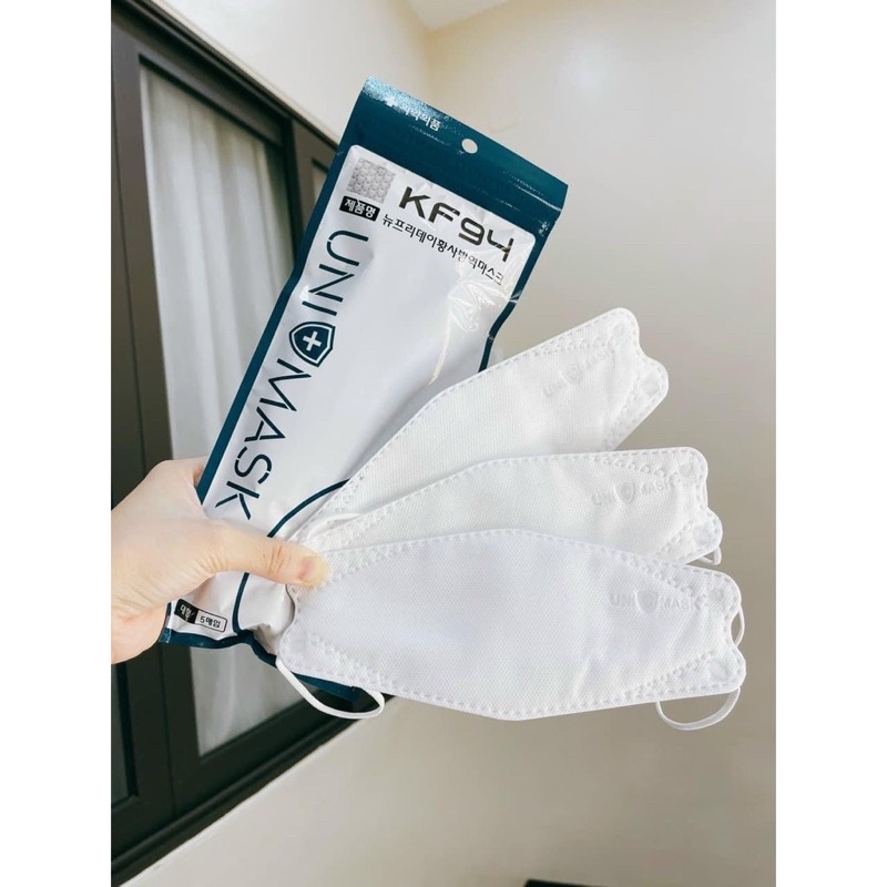 Khẩu trang 4 Lớp KF94 UNI MASK Chống Bụi Mịn Và Kháng Khuẩn Hàng Cao Cấp Hàn Quốc