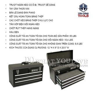 THÙNG ĐỰNG ĐỒ NGHỀ 3 NGĂN TACTIX 321102