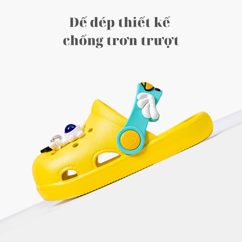 Dép cho bé Cheerful Mario HT-1109, sục cross cho bé trai bé gái siêu nhẹ chống trơn trượt chính hãng Homegiay E61