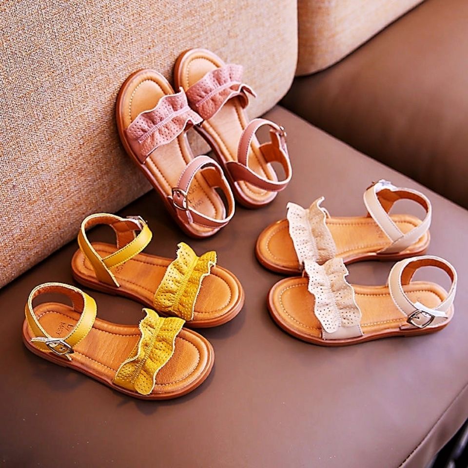 Giày Sandal Đế Mềm Phong Cách Thời Trang Mới 2022 Cho Bé Gái