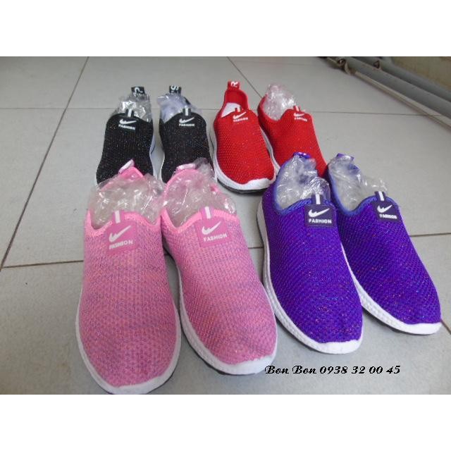 FREESHIP 99K TOÀN QUỐC_Sales xả kho- Slip-on lưới êm mềm(màu hồng) | BigBuy360 - bigbuy360.vn