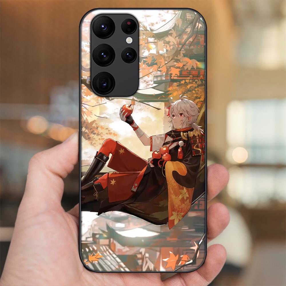 Ốp lưng Samsung S20 Ultra viền đen in hình Kazuha Genshin Impact