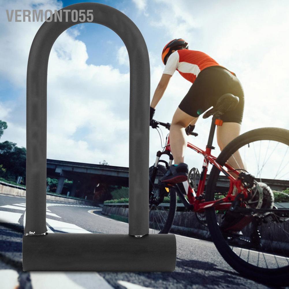 Vermont055 Vermont055 Xe đạp xe Khóa định hình bằng thép chống trộm Chống thấm nước Ổ khóa lõi đồng nguyên chất rỉ