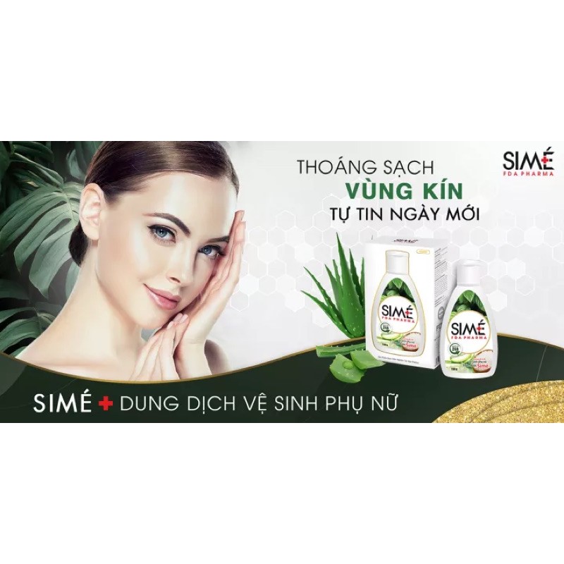 Dung dịch vệ sinh phụ nữ SIMÉ chai 100g