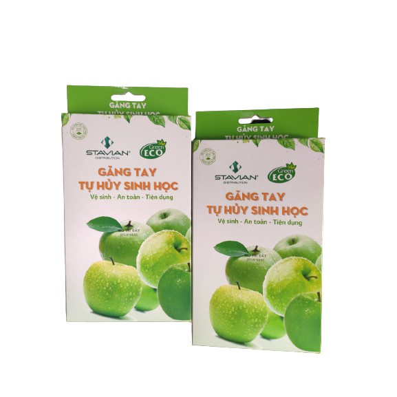 Găng tay nilon tự hủy sinh học dùng một lần bao tay nilong hộp 100 chiếc chính hãng | BigBuy360 - bigbuy360.vn
