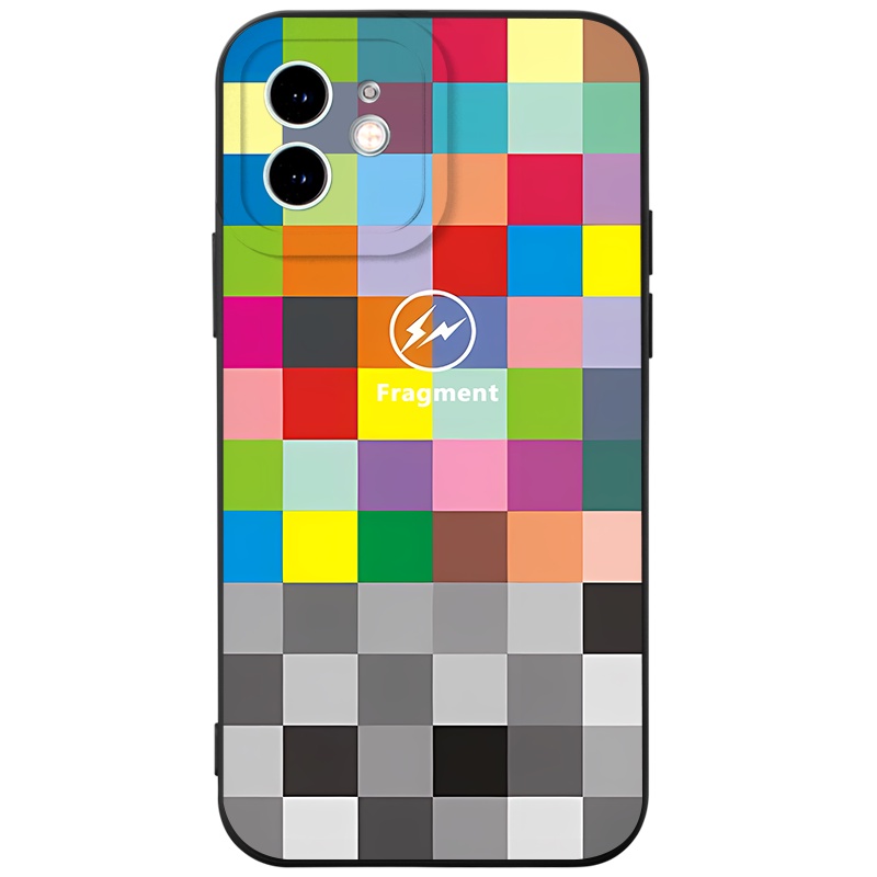 Ốp lưng JURSUE mềm chống bẩn hình độc lạ đen Cho iPhone 14 13 12 11 Pro Max SE 2020 X XR XS 8 7 ip 6S 6 Plus Y2347