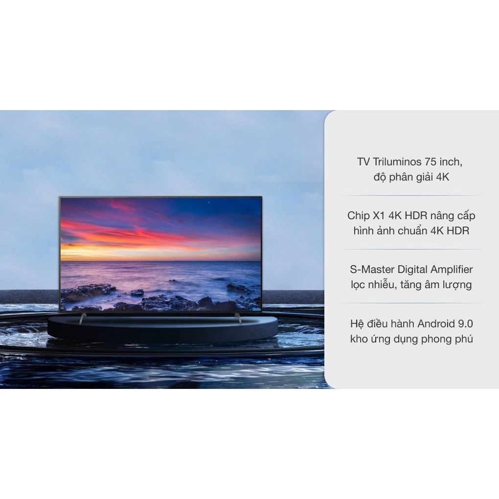 Android Tivi Sony 4K 75 inch KD-75X8000H / KD-75X8050H