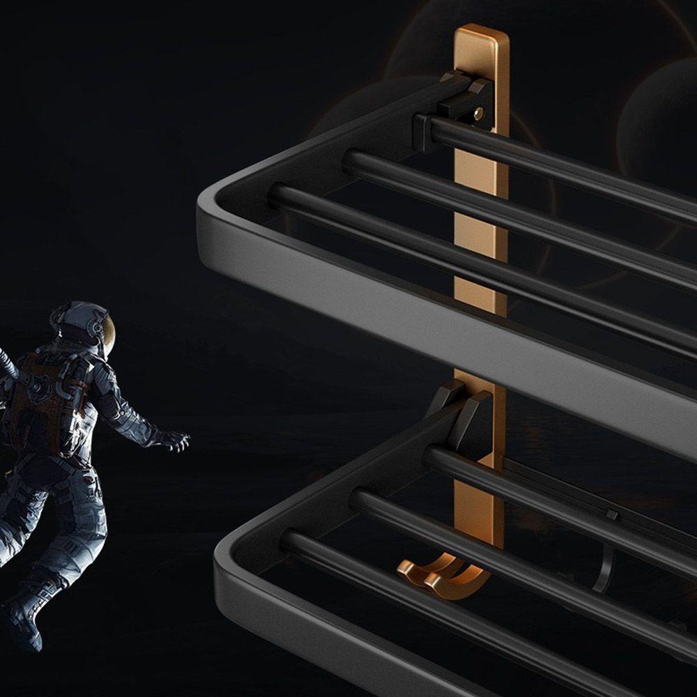 KUNHEV Giá Đỡ Khăn Tắm / Dầu Gội 2 Tầng Mẫu Mới Tiện Lợi Dễ Sử