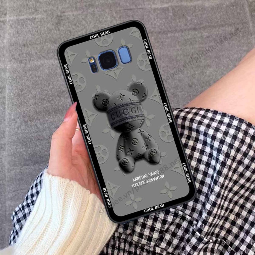 Ốp Samsung S8 / S8 Plus / S8+ bear, k@ws thương hiệu phong cách ốp lưng thời trang cao cấp