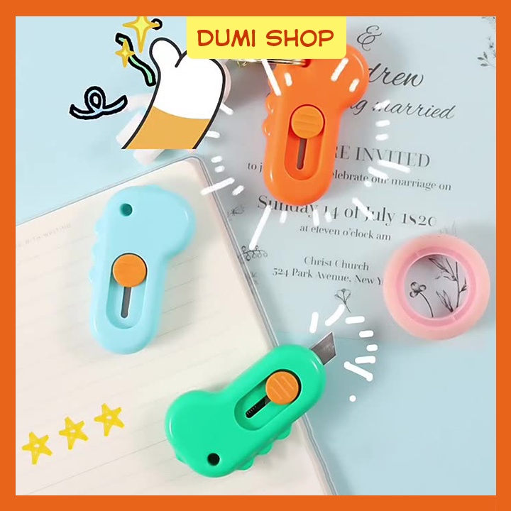 GG Dao Rọc Giấy Hình Khủng Long Dễ Thương Nhỏ Gọn Dễ Sử Dụng - Dumi Shop