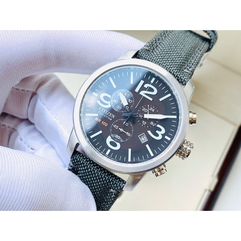 Đồng hồ nam dây vải Citizen AT2100 09E