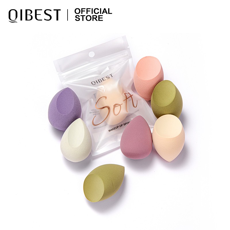 Mút Trang Điểm QIBEST 10g Trang Điểm Khô Và Ướt Đa Năng