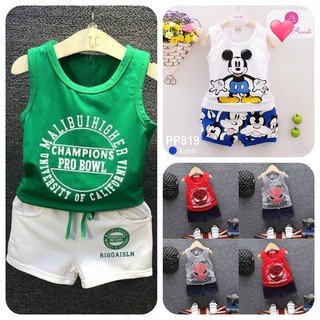 Combo 3 bộ cotton 100% bé trai