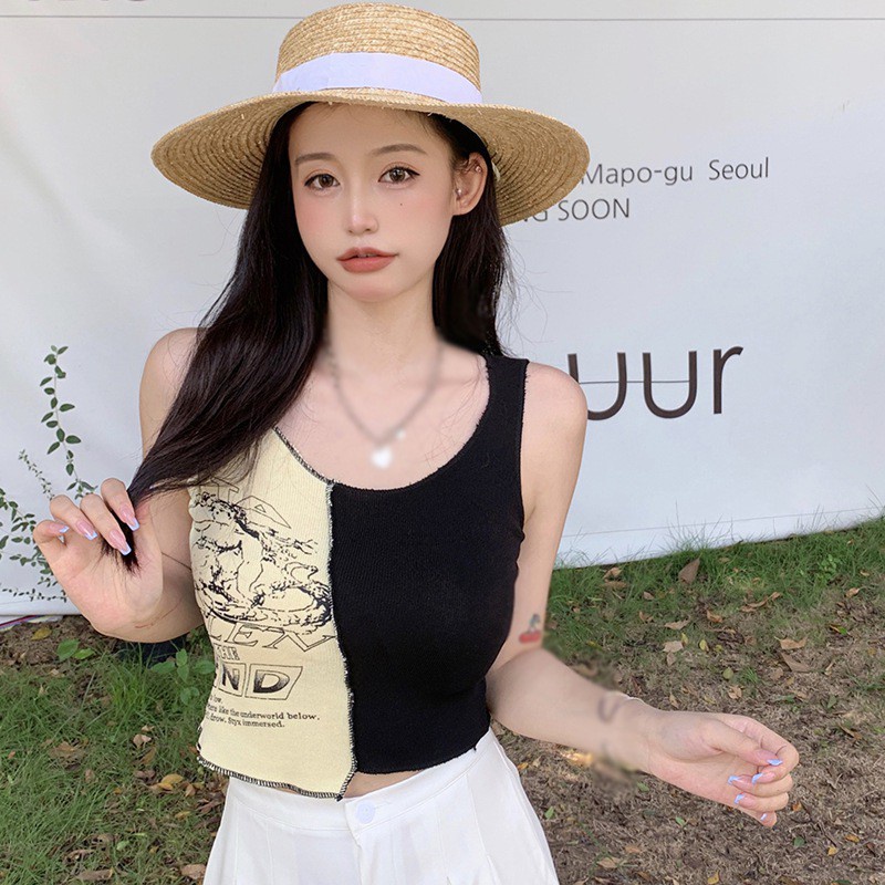 Áo Croptop Hai Dây Gợi Cảm Cho Nữ