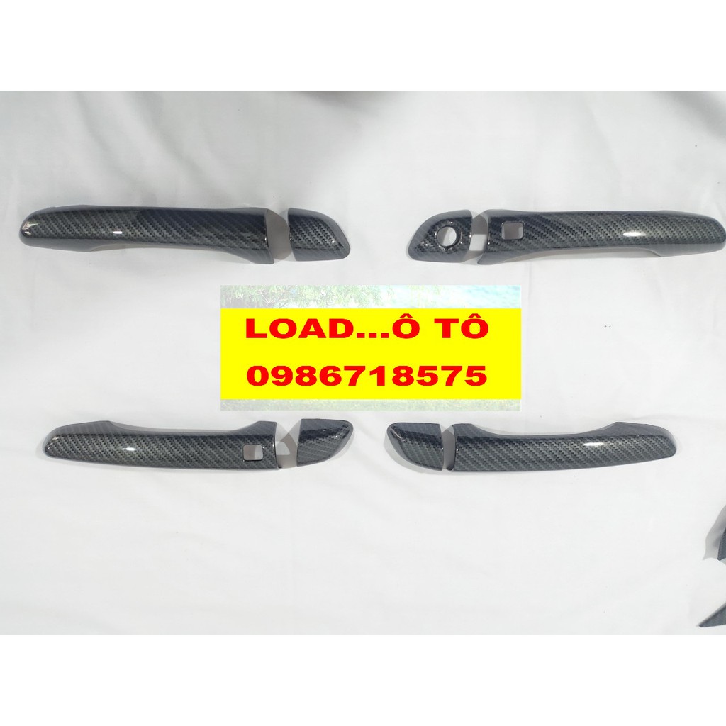 Ốp Tay Nắm Cửa Xe Huyndai Accent 2018-2021 Mẫu Carbon Cao Cấp