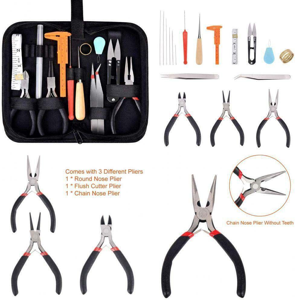 Bộ 1 / 19 Dụng Cụ Sửa Chữa Túi Xách Màu Đen Làm Đồ Trang Sức Thủ Công MOCHO1