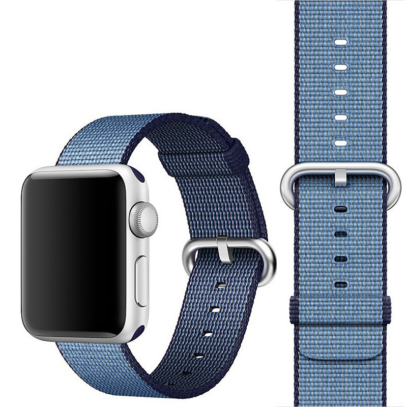 Dây đeo bện nylon mịn mượt cho đồng hồ Apple Watch 5 4 3 2 1 44mm/ 40mm/38mm/42mm