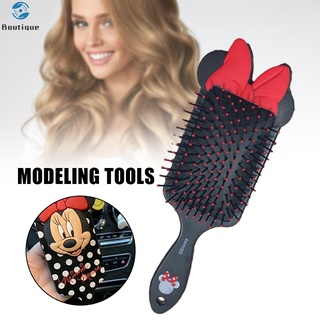 Lược chải tóc chống tĩnh điện hình chuột minnie cho nữ 
lược chải tóc thẳng/xoăn chuyên dụng cho nữ