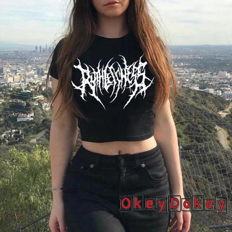 Áo Croptop Cổ Tròn In Họa Tiết Hình Học Quyến Rũ Thời Trang Cho Nữ