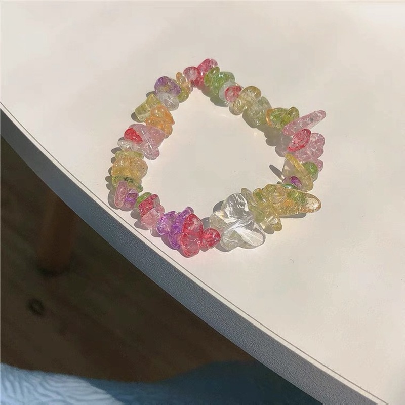 Vòng Tay Chuỗi Hạt Đá Tự Nhiên Nhiều Màu Sắc