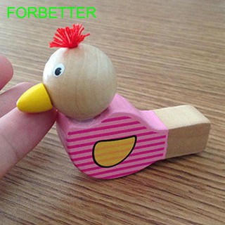 Cartoon Gift Children Kid Educational Wooden Whistle