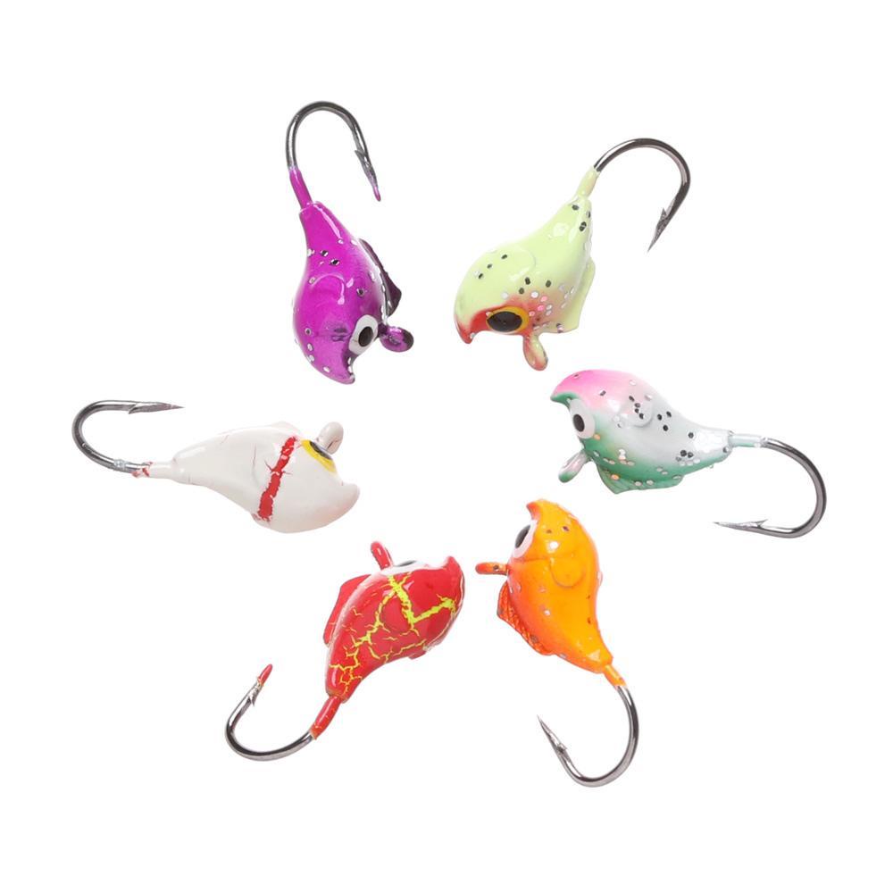 MUVAKO Mồi Câu Cá Mùa Đông Chất Liệu Cứng Cáp 0.7g 1.1g 1.8g