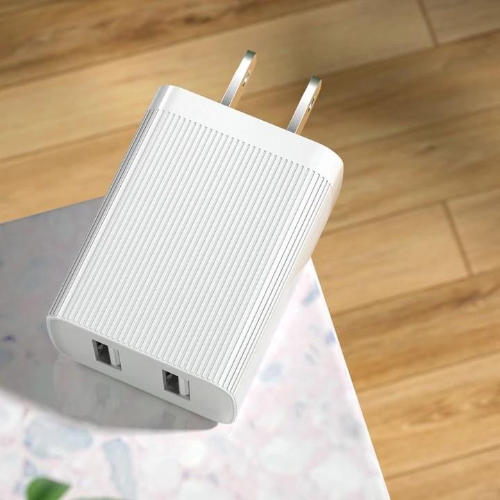 Củ sạc nhanh ip,androi WK DESIGN WP-U79 trang bị chIPthông minh bảo vệ quá tải,quá dòng