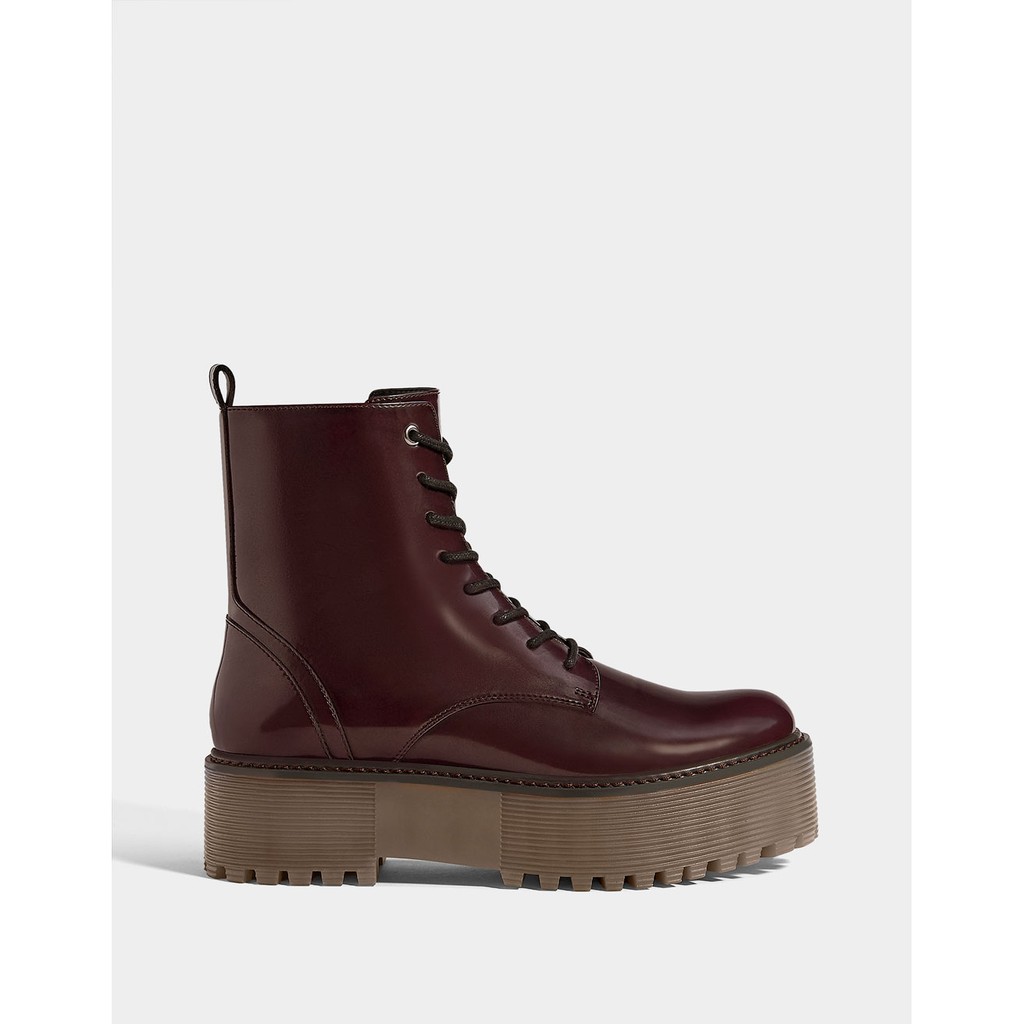 Bershka XL platform ankle boots size 36