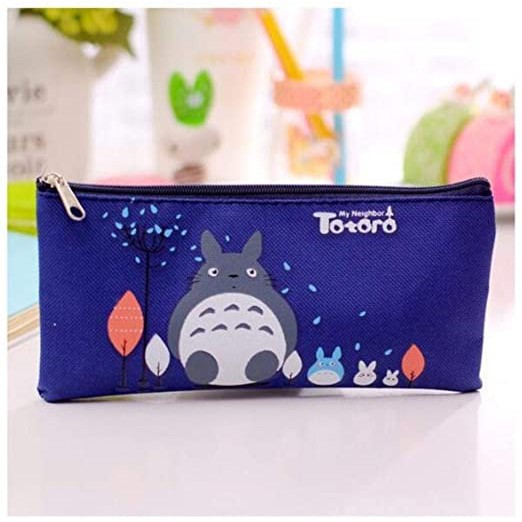 Hộp bút cute dễ thương - Túi bút vải canvas học sinh cute Totoro Nhật Bản