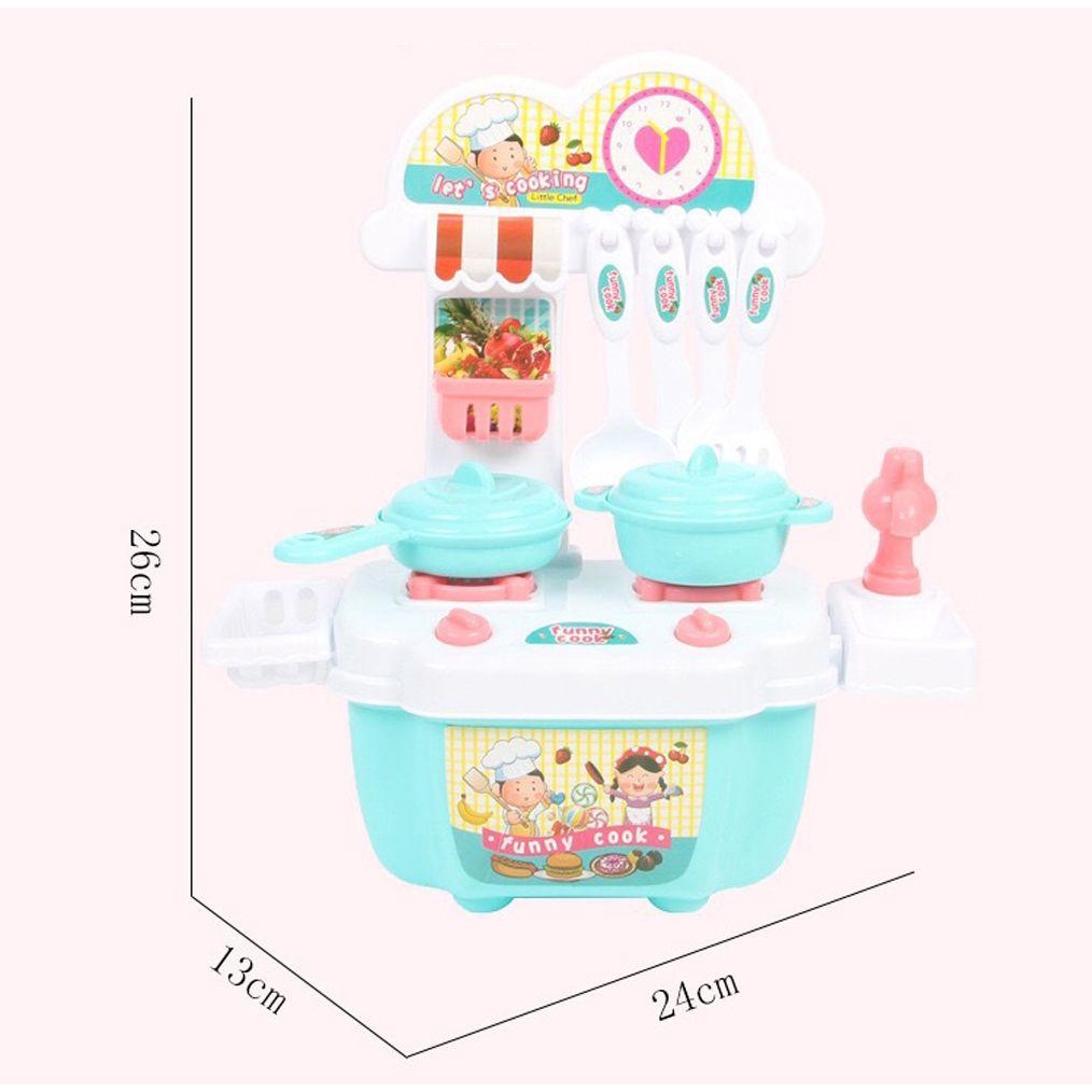 Bộ Đồ Chơi Nấu Ăn Mini Dễ Thương Cho Bé