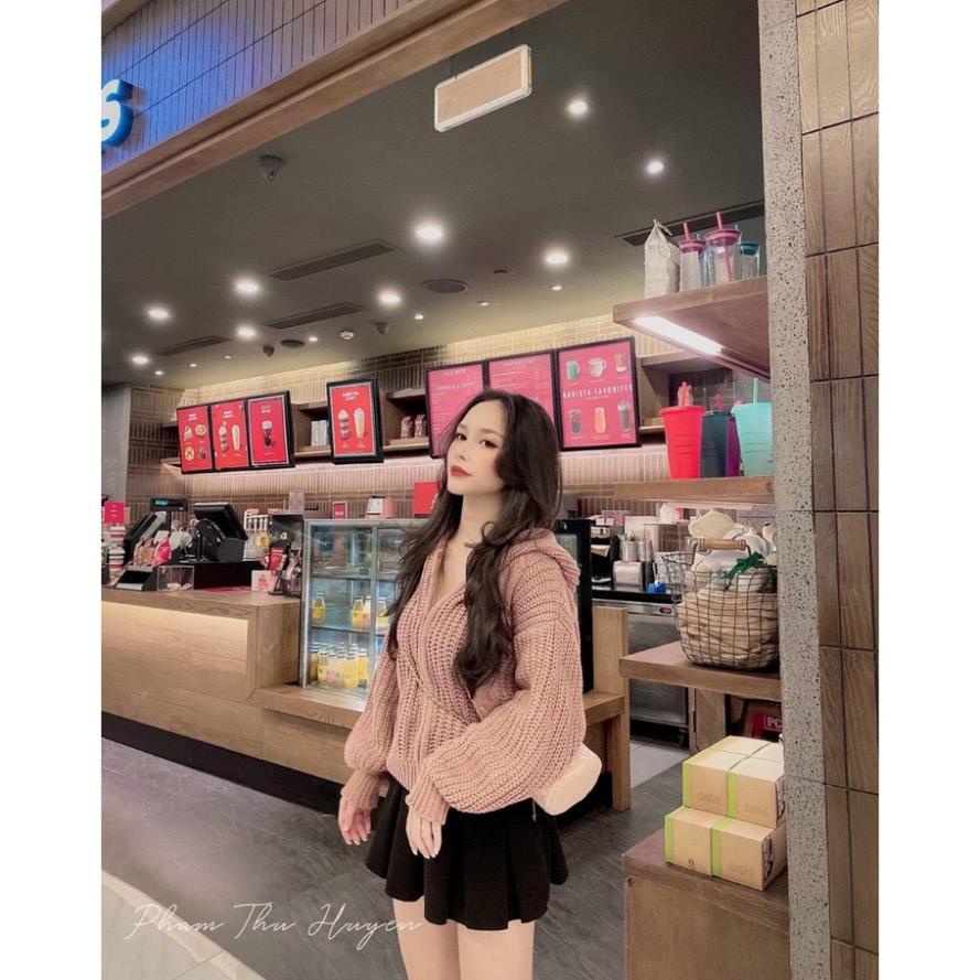 Áo khoác nữ mùa đông, áo khoác len nữ dây kéo chất cực đẹp form chuẩn dễ dàng phối đồ hàng cao cấp loại 1 | BigBuy360 - bigbuy360.vn