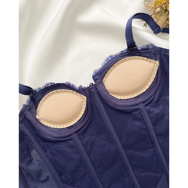 Áo corset xanh đậm 2hand