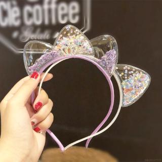 Băng đô cài tóc đính hạt lấp lánh cho bé