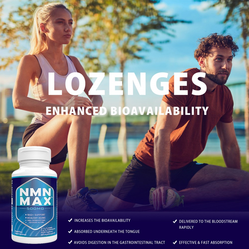 NMN 500mg 120 Viên - Chống Lão Hóa - Sửa Chữa Tế Bào - Nicotinamide Mononucleotide