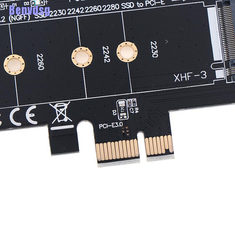 Bộ chuyển đổi Pcie To M2 3.0 X1 sang Nvme Ssd hỗ trợ 2230 2242 2260 | BigBuy360 - bigbuy360.vn
