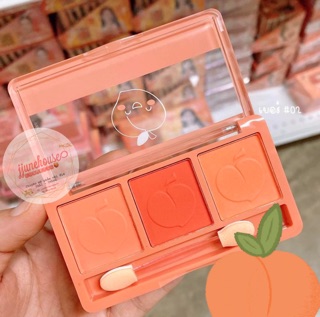 🍑 BẢNG PHẤN MÁ NOBLE PEACH 3 Ô